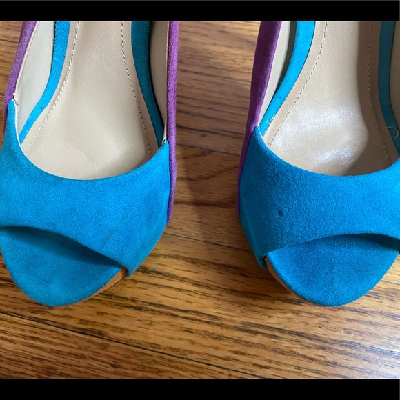 Color block platform heels - Picture 3 of 5